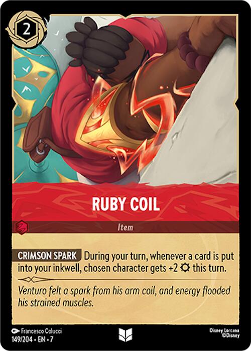 Ruby Coil (149/204) [Archazia's Island] | Total Play
