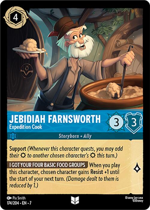 Jebidiah Farnsworth - Expedition Cook (174/204) [Archazia's Island] | Total Play