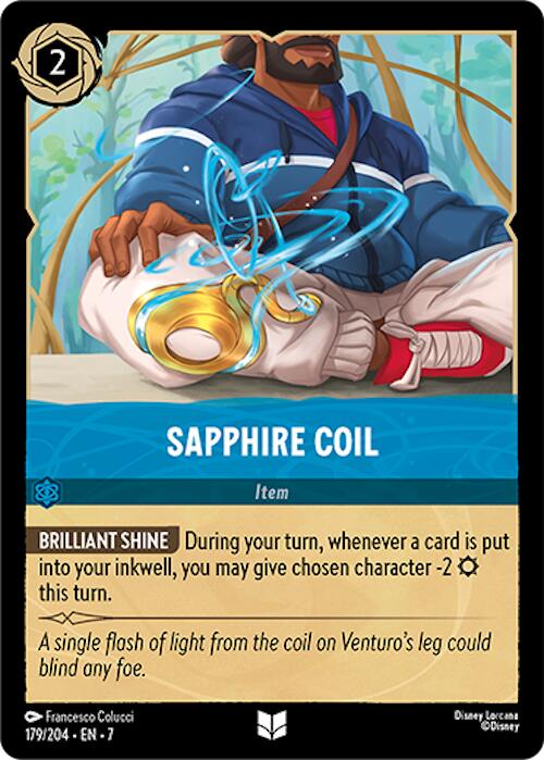 Sapphire Coil (179/204) [Archazia's Island] | Total Play