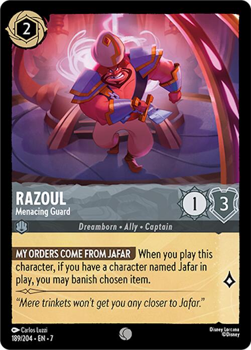 Razoul - Menacing Guard (189/204) [Archazia's Island] | Total Play