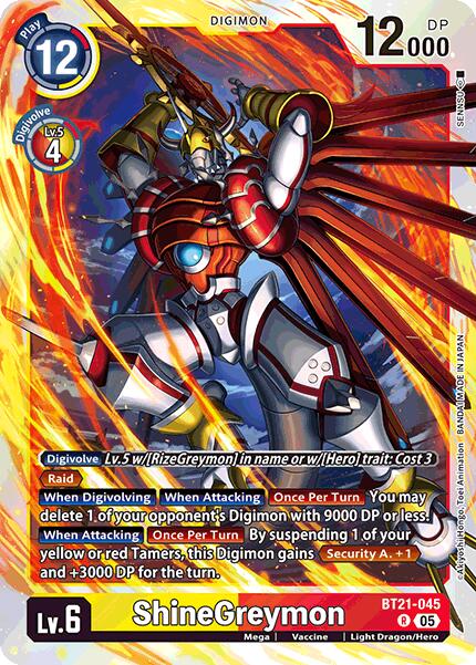 ShineGreymon [BT21-045] [World Convergence] | Total Play