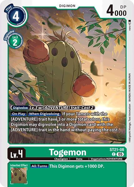 Togemon [ST21-08] [Starter Deck: Hero of Hope] | Total Play