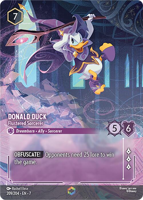Donald Duck - Flustered Sorcerer (Enchanted) (209/204) [Archazia's Island] | Total Play