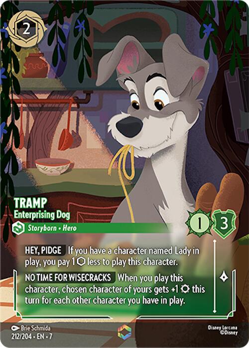 Tramp - Enterprising Dog (Enchanted) (212/204) [Archazia's Island] | Total Play