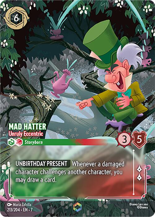 Mad Hatter - Unruly Eccentric (Enchanted) (213/204) [Archazia's Island] | Total Play