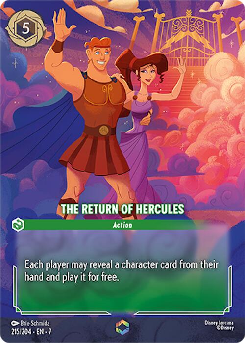 The Return of Hercules (Enchanted) (215/204) [Archazia's Island] | Total Play
