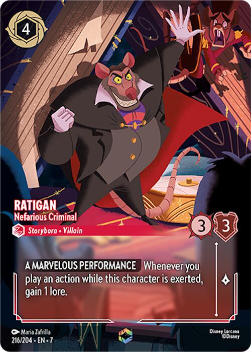 Ratigan - Nefarious Criminal (Enchanted) (216/204) [Archazia's Island] | Total Play