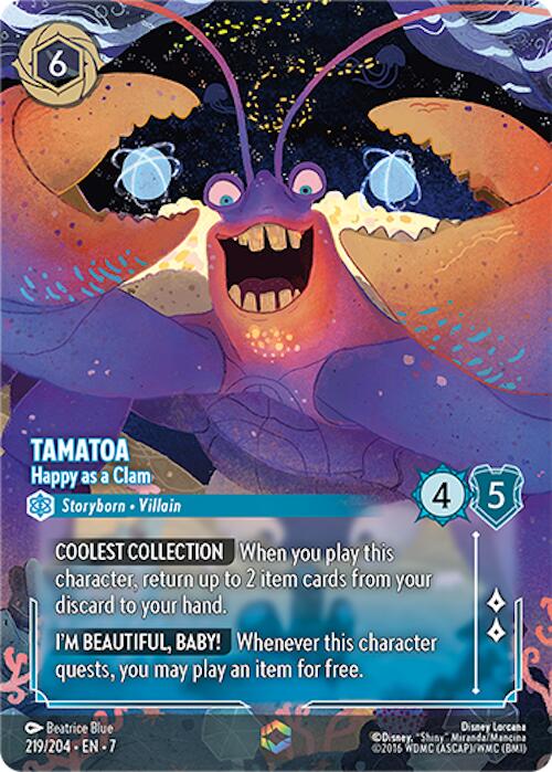 Tamatoa - Happy as a Clam (Enchanted) (219/204) [Archazia's Island] | Total Play