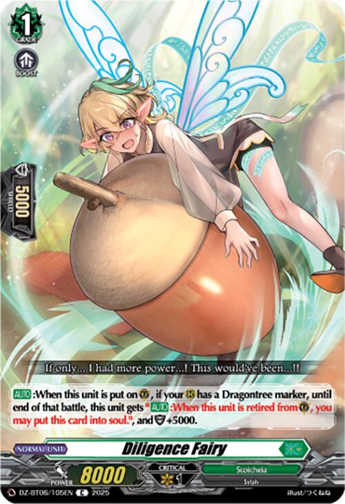 Diligence Fairy (DZ-BT06/105EN) [DZ-BT06: Generation Dragenesis] | Total Play