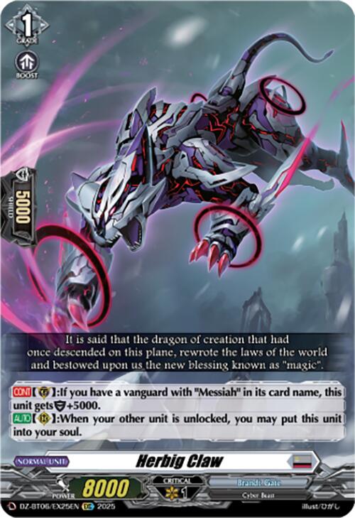 Herbig Claw (EXC) (DZ-BT06/EX25EN) [DZ-BT06: Generation Dragenesis] | Total Play