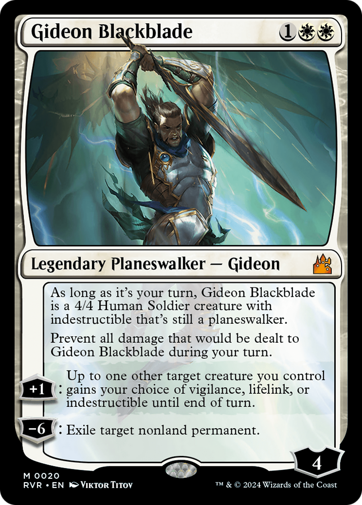 Gideon Blackblade [Ravnica Remastered] | Total Play