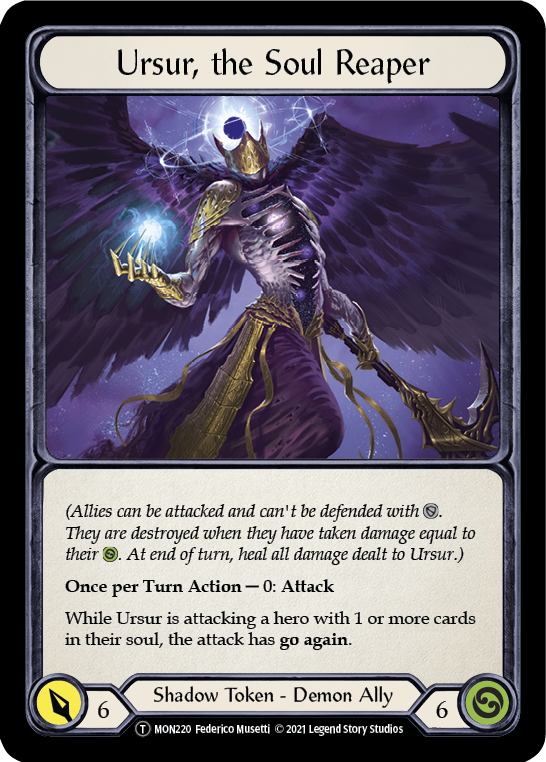 Blasmophet, the Soul Harvester // Ursur, the Soul Reaper [U-MON219 // U-MON220] (Monarch Unlimited)  Unlimited Normal | Total Play