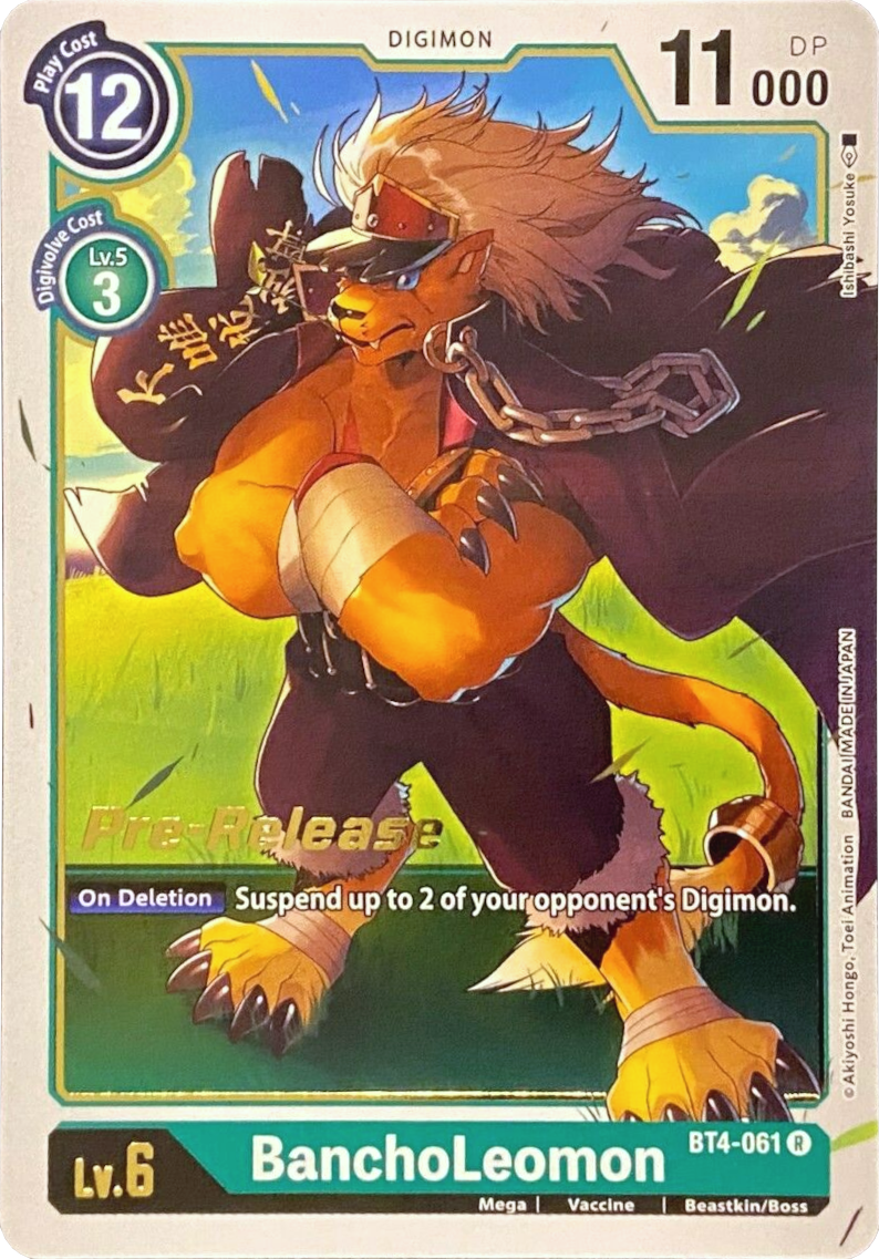 BanchoLeomon [BT4-061] [Great Legend Pre-Release Promos] | Total Play