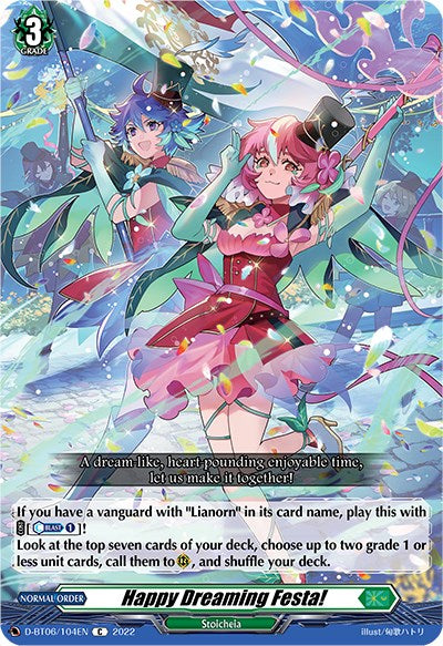 Happy Dreaming Festa! (D-BT06/104EN) [Blazing Dragon Reborn] | Total Play