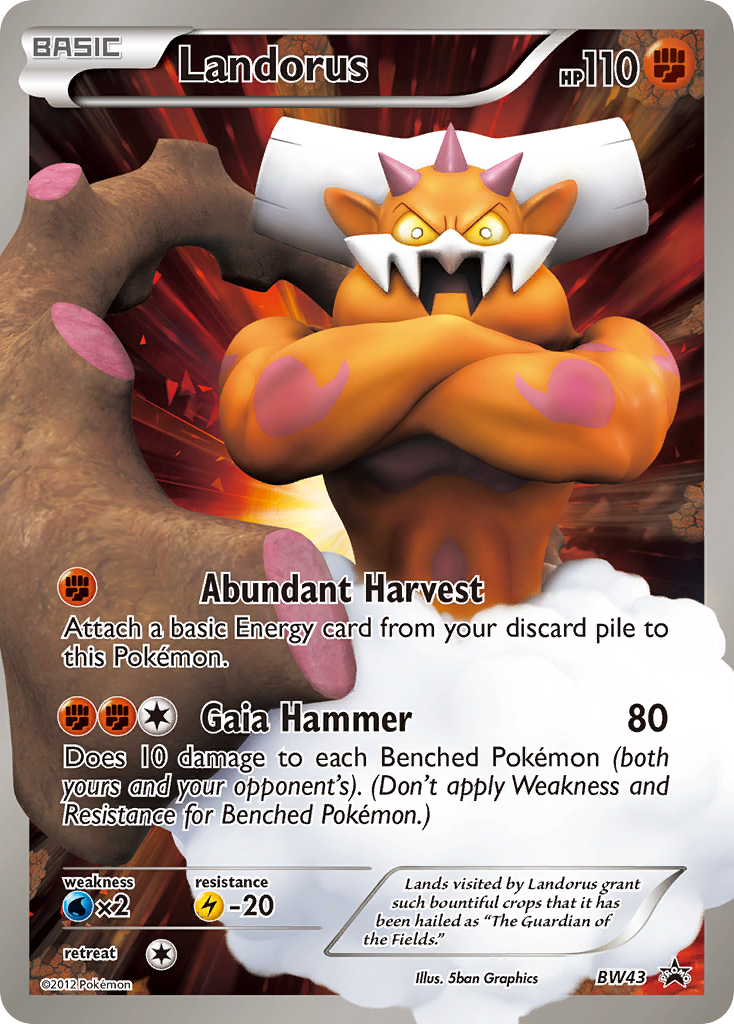 Landorus (BW43) [Black & White: Black Star Promos] | Total Play