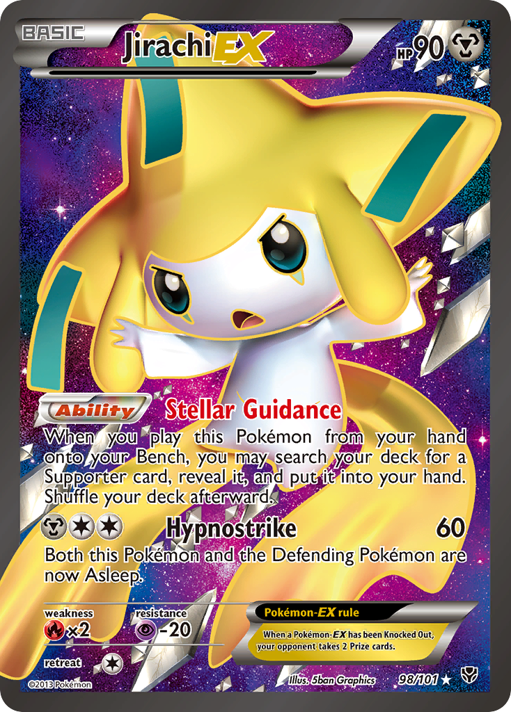 Jirachi EX (98/101) [Black & White: Plasma Blast] | Total Play