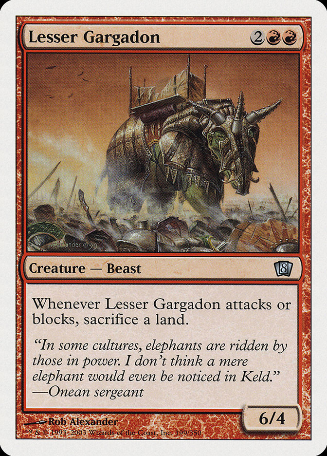 Lesser Gargadon [Eighth Edition] | Total Play