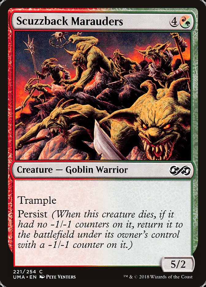 Scuzzback Marauders [Ultimate Masters] | Total Play