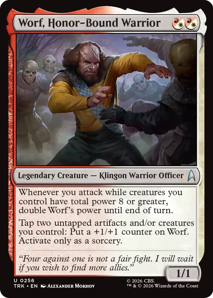 Worf, Honor-Bound Warrior [Star Trek] | Total Play