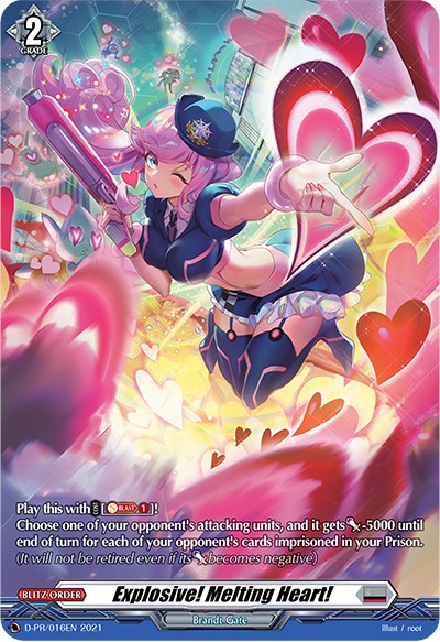 Explosive! Melting Heart! (D-PR/016EN) [D Promo Cards] | Total Play