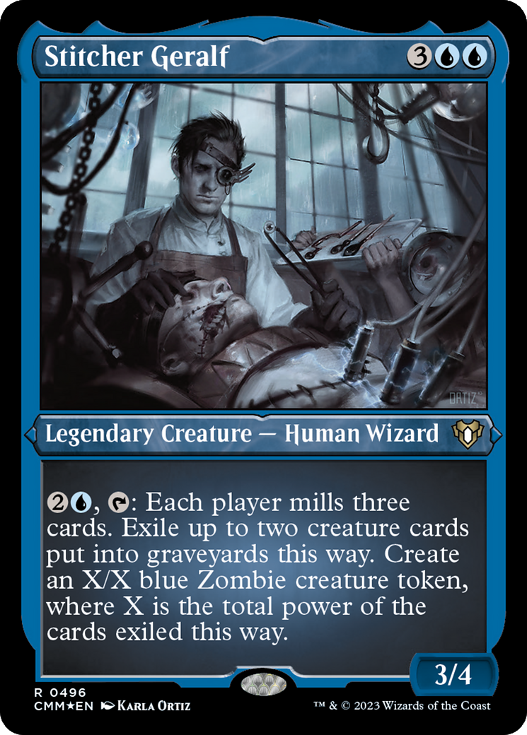 Stitcher Geralf (Foil Etched) [Commander Masters] | Total Play