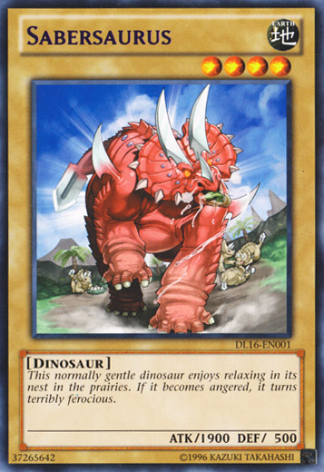 Sabersaurus (Purple) [DL16-EN001] Rare | Total Play