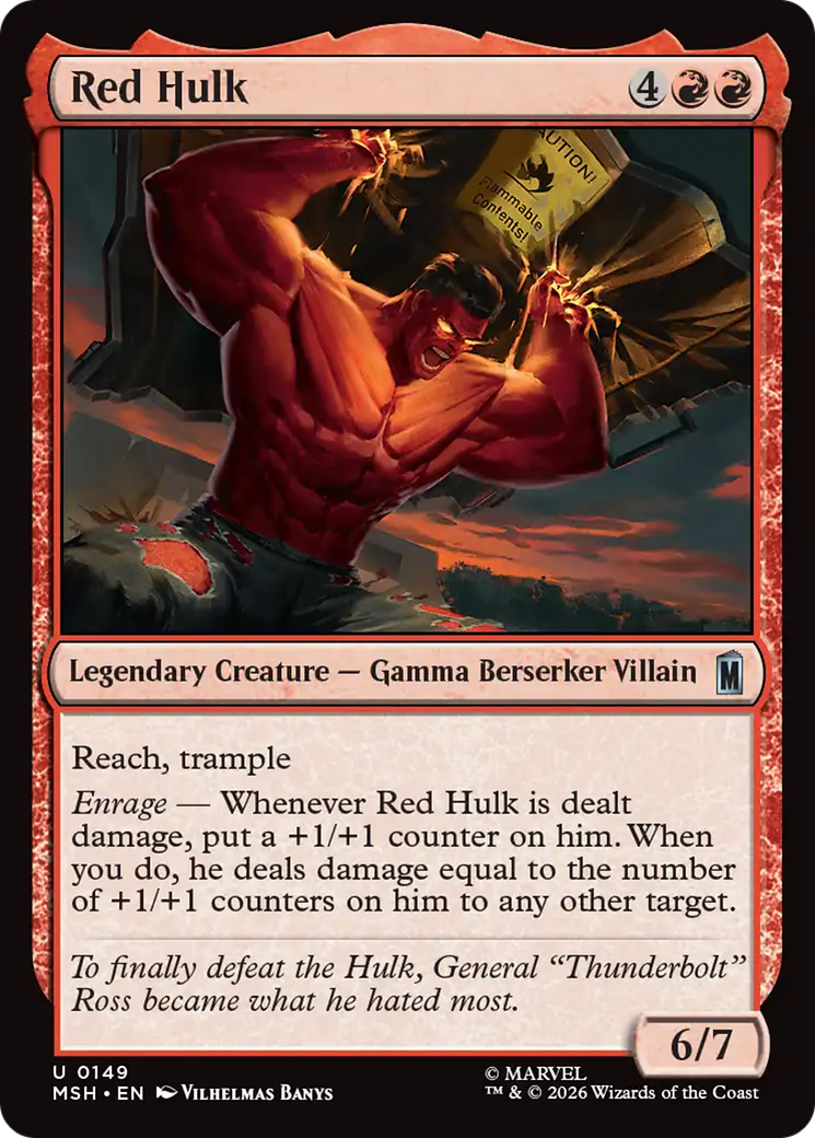 Red Hulk [Marvel Super Heroes] | Total Play