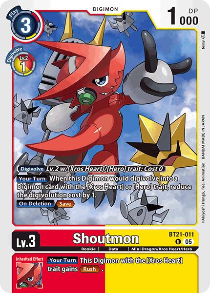 Shoutmon [BT21-011] [World Convergence] | Total Play