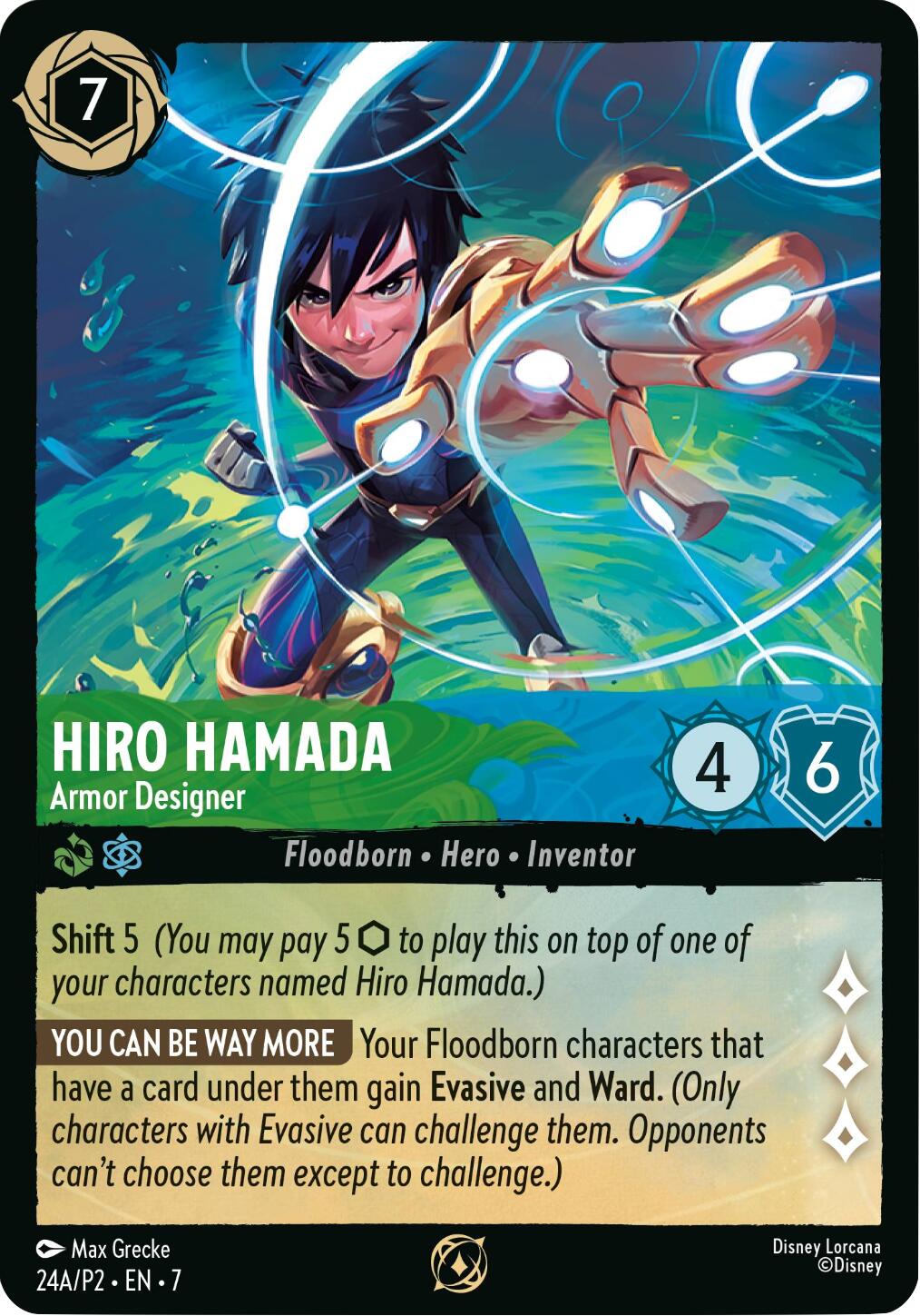 Hiro Hamada - Armor Designer (Store Championship) (Participant) (24) [Promo Cards] | Total Play