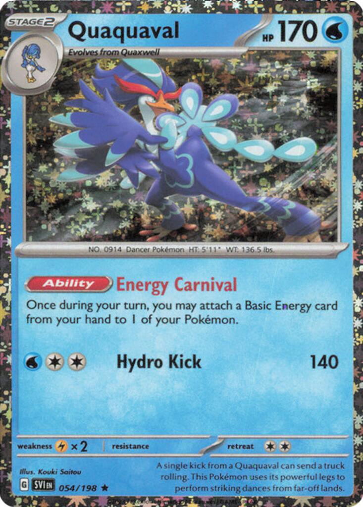 Quaquaval (054/198) (Sparkle Holo) [Miscellaneous Cards] | Total Play