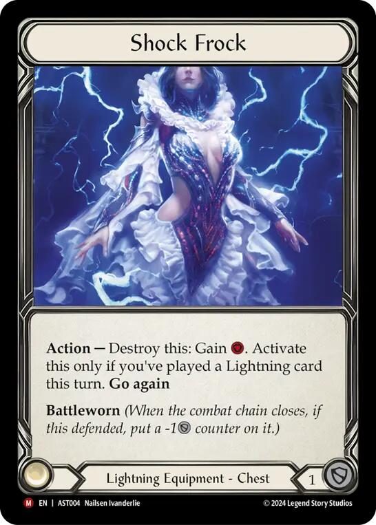 Shock Frock [AST004] (Armory Deck: Aurora)  Rainbow Foil | Total Play