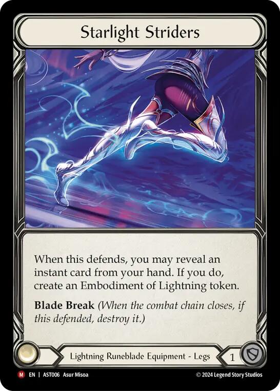Starlight Striders [AST006] (Armory Deck: Aurora)  Rainbow Foil | Total Play