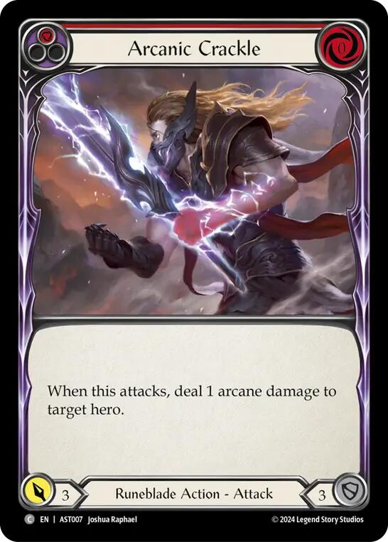Arcanic Crackle (Red) [AST007] (Armory Deck: Aurora) | Total Play