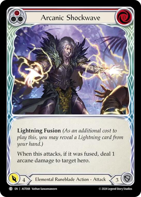 Arcanic Shockwave (Red) [AST008] (Armory Deck: Aurora) | Total Play