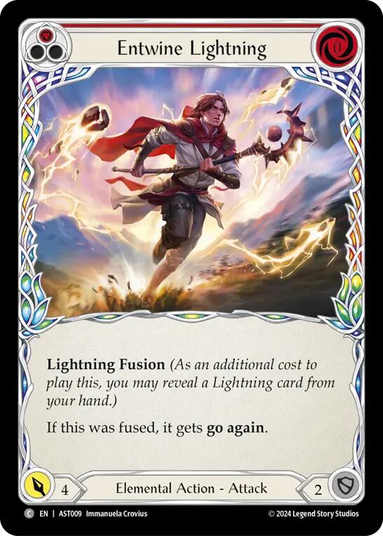 Entwine Lightning (Red) [AST009] (Armory Deck: Aurora) | Total Play