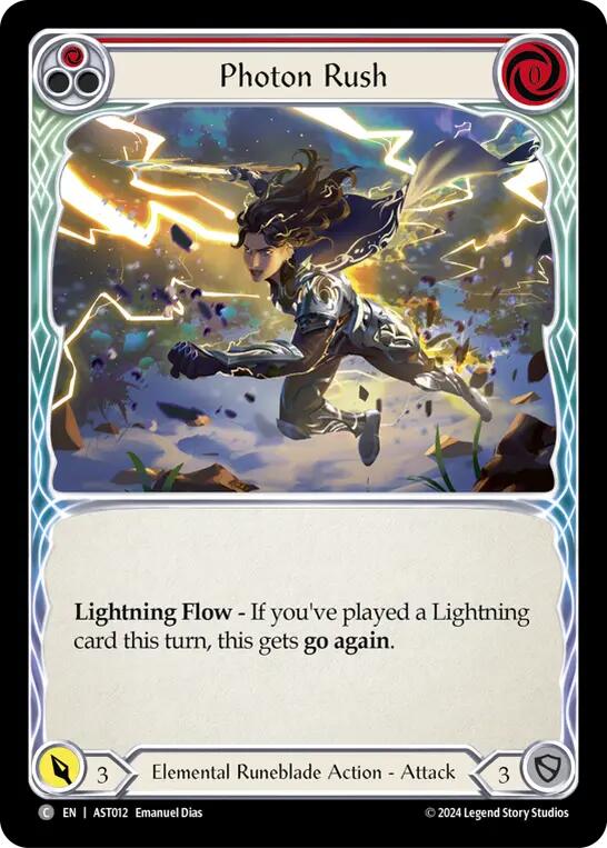 Photon Rush (Red) [AST012] (Armory Deck: Aurora) | Total Play