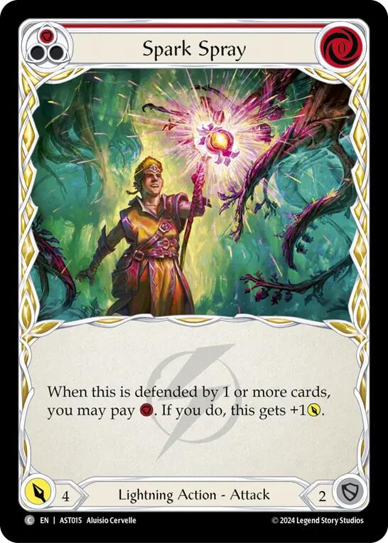 Spark Spray (Red) [AST015] (Armory Deck: Aurora) | Total Play