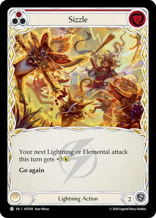 Sizzle (Red) [AST018] (Armory Deck: Aurora) | Total Play
