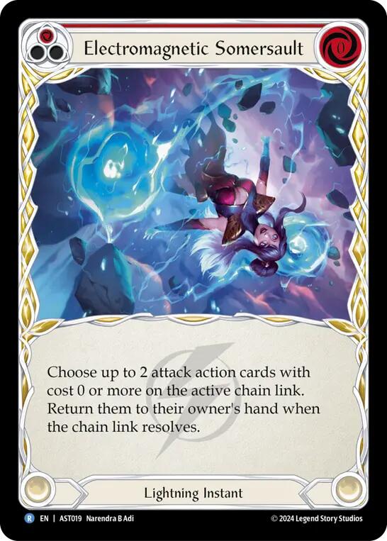 Electromagnetic Somersault (Red) [AST019] (Armory Deck: Aurora) | Total Play