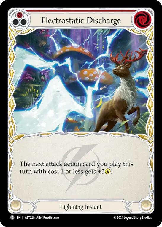 Electrostatic Discharge (Red) [AST020] (Armory Deck: Aurora) | Total Play