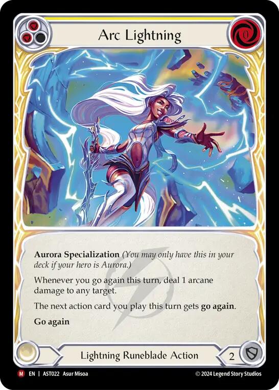 Arc Lightning [AST022] (Armory Deck: Aurora) | Total Play