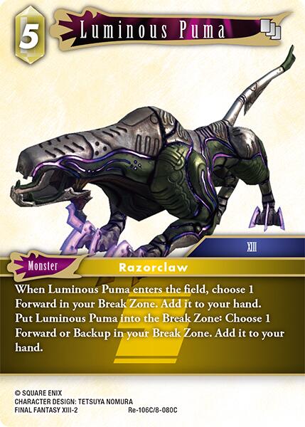 Luminous Puma [Legacy Collection] | Total Play