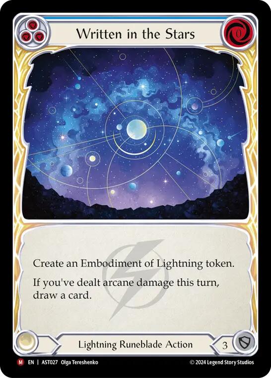Written in the Stars [AST027] (Armory Deck: Aurora)  Rainbow Foil | Total Play