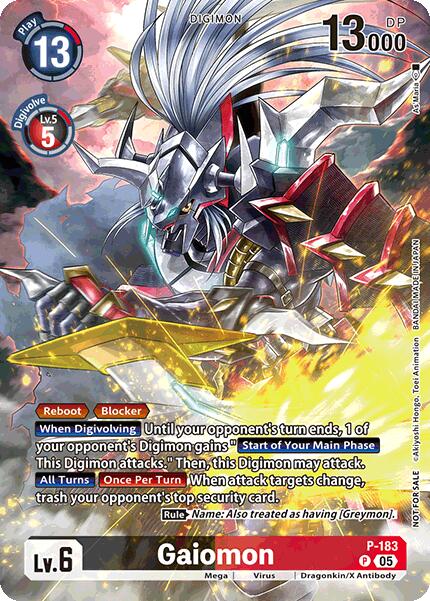 Gaiomon [P-183] (BT-21: Illustration Celebration Pack) [World Convergence] | Total Play