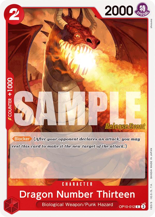 Dragon Number Thirteen [Royal Blood Release Event Cards] | Total Play