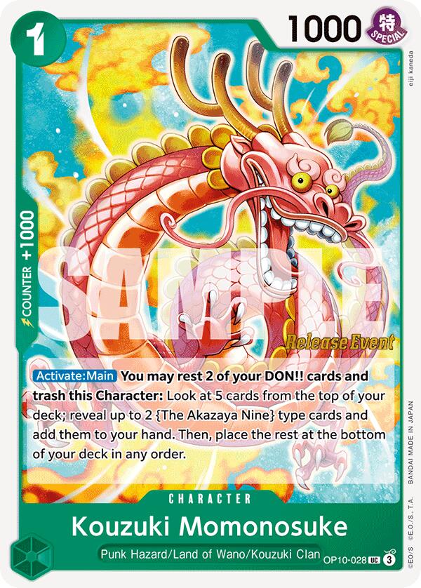 Kouzuki Momonosuke [Royal Blood Release Event Cards] | Total Play