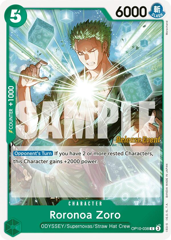 Roronoa Zoro [Royal Blood Release Event Cards] | Total Play