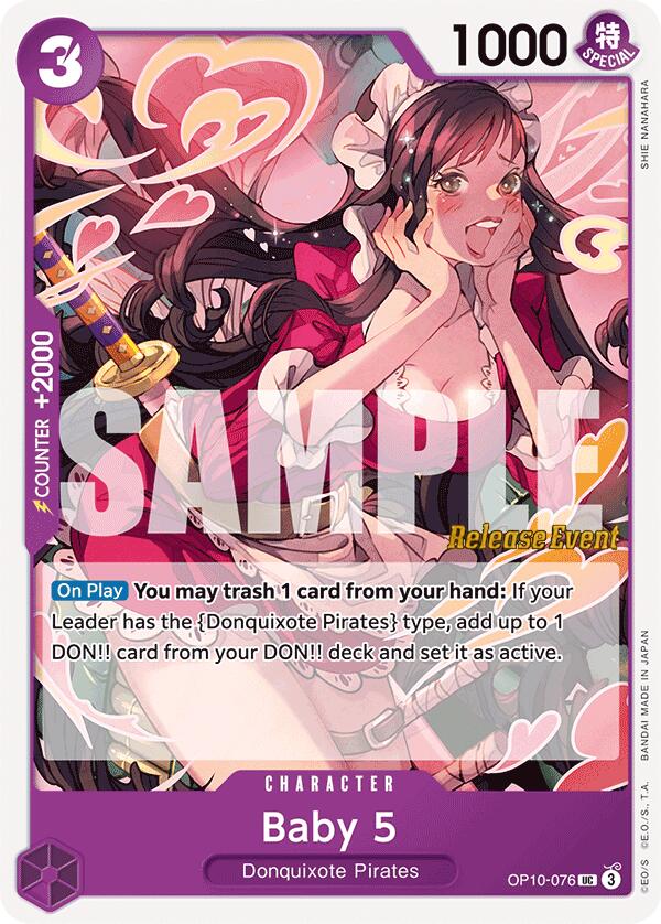 Baby 5 [Royal Blood Release Event Cards] | Total Play