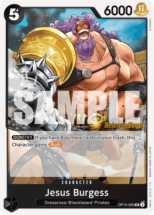 Jesus Burgess [Royal Blood Release Event Cards] | Total Play