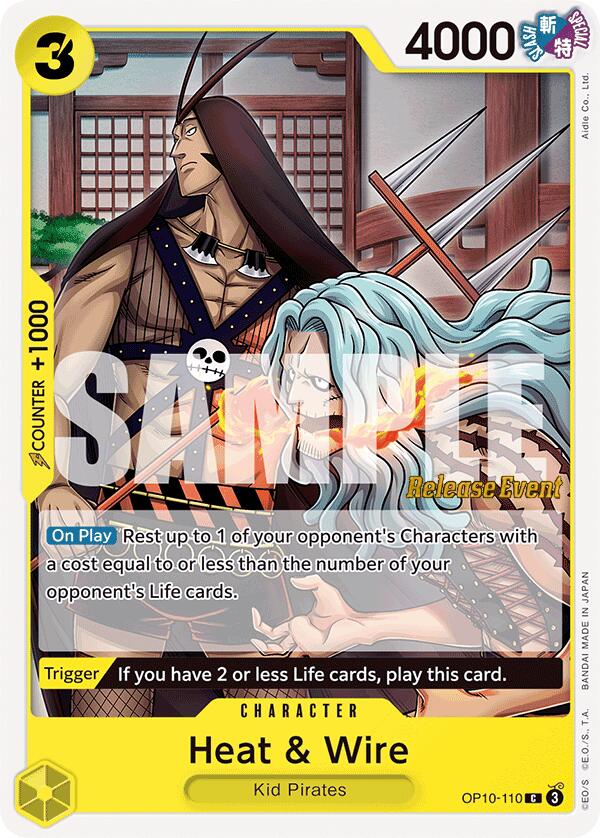 Heat & Wire [Royal Blood Release Event Cards] | Total Play